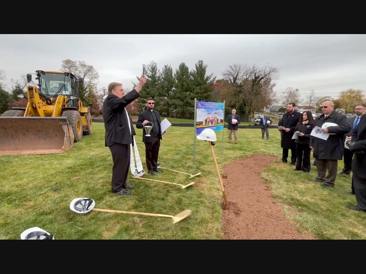 Cardinal Tobin Blesses New Open-Air Mausoleum of the Holy Spirit Site