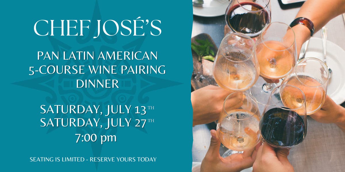 Chef José’s Pan Latin American Wine Pairing Dinner at Old York Cellars