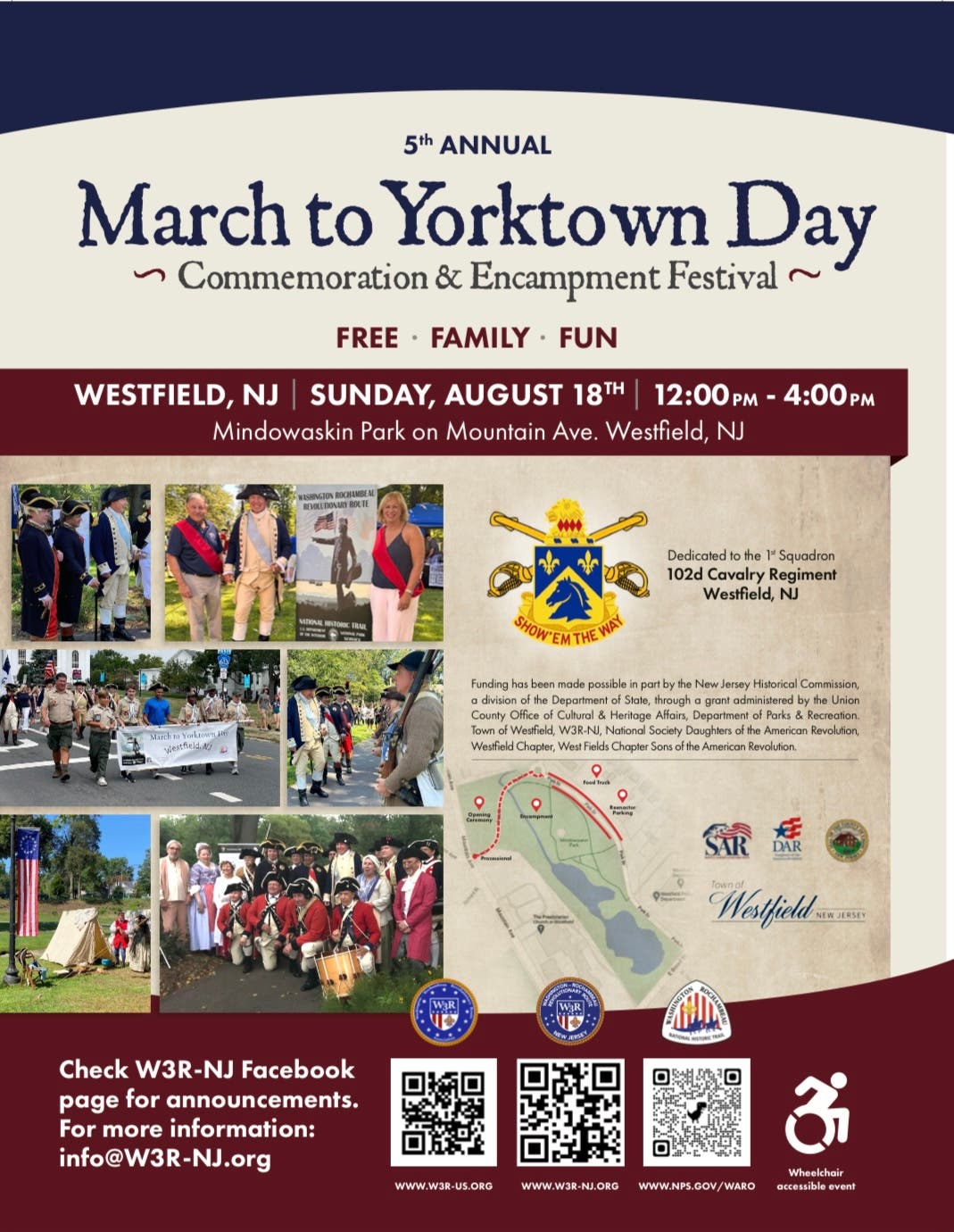 5th Annual March to Yorktown Day Commemoration & Encampment Festival