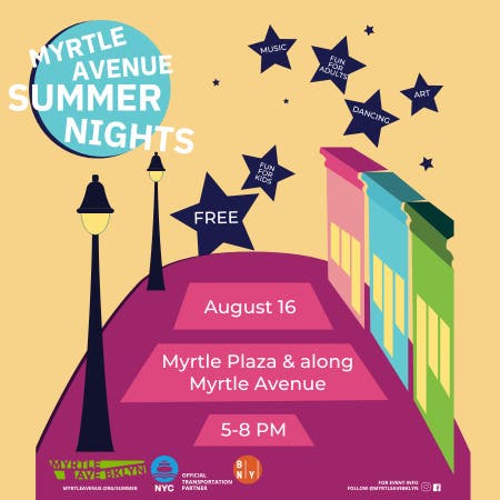 Myrtle Avenue Summer Nights | Friday, August 16, 5-8 PM