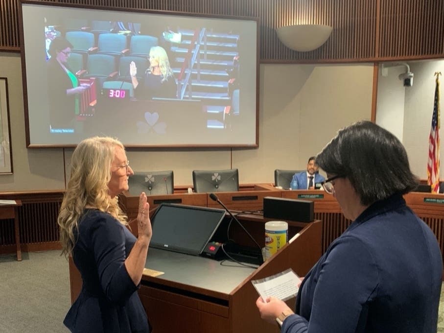 Janine Thalblum Sworn In As Interim Dublin Councilmember