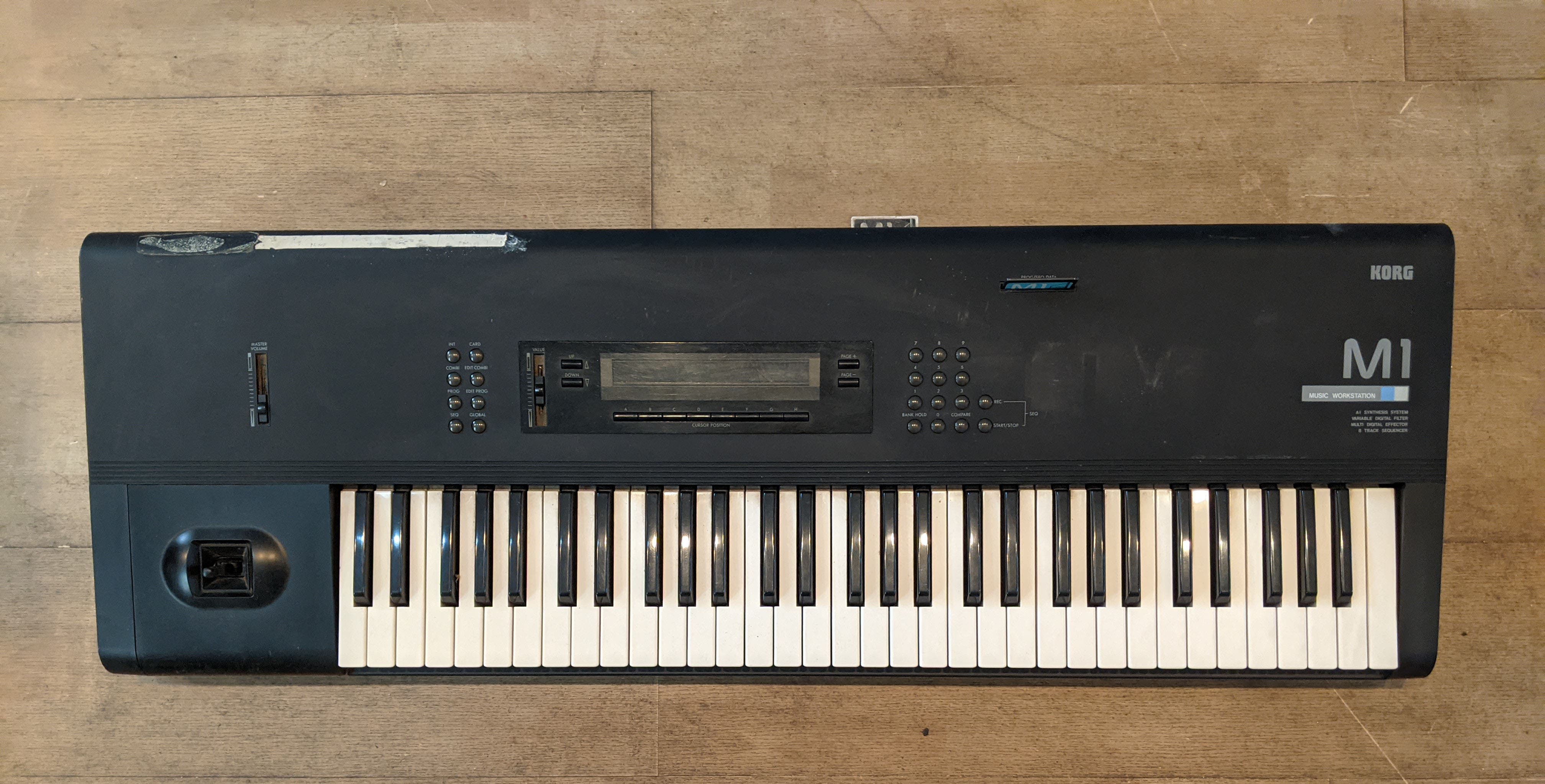 Vintage Korg M1 MIDI keyboard. Bargain.