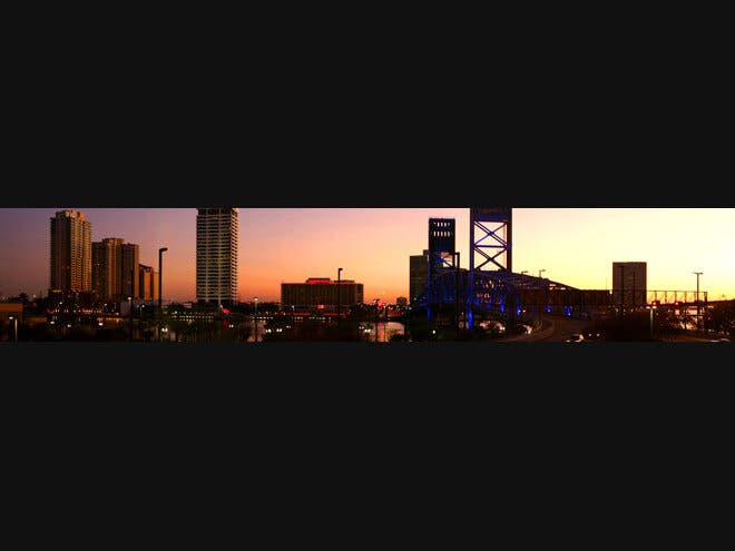 Main Street Bridge Twilight