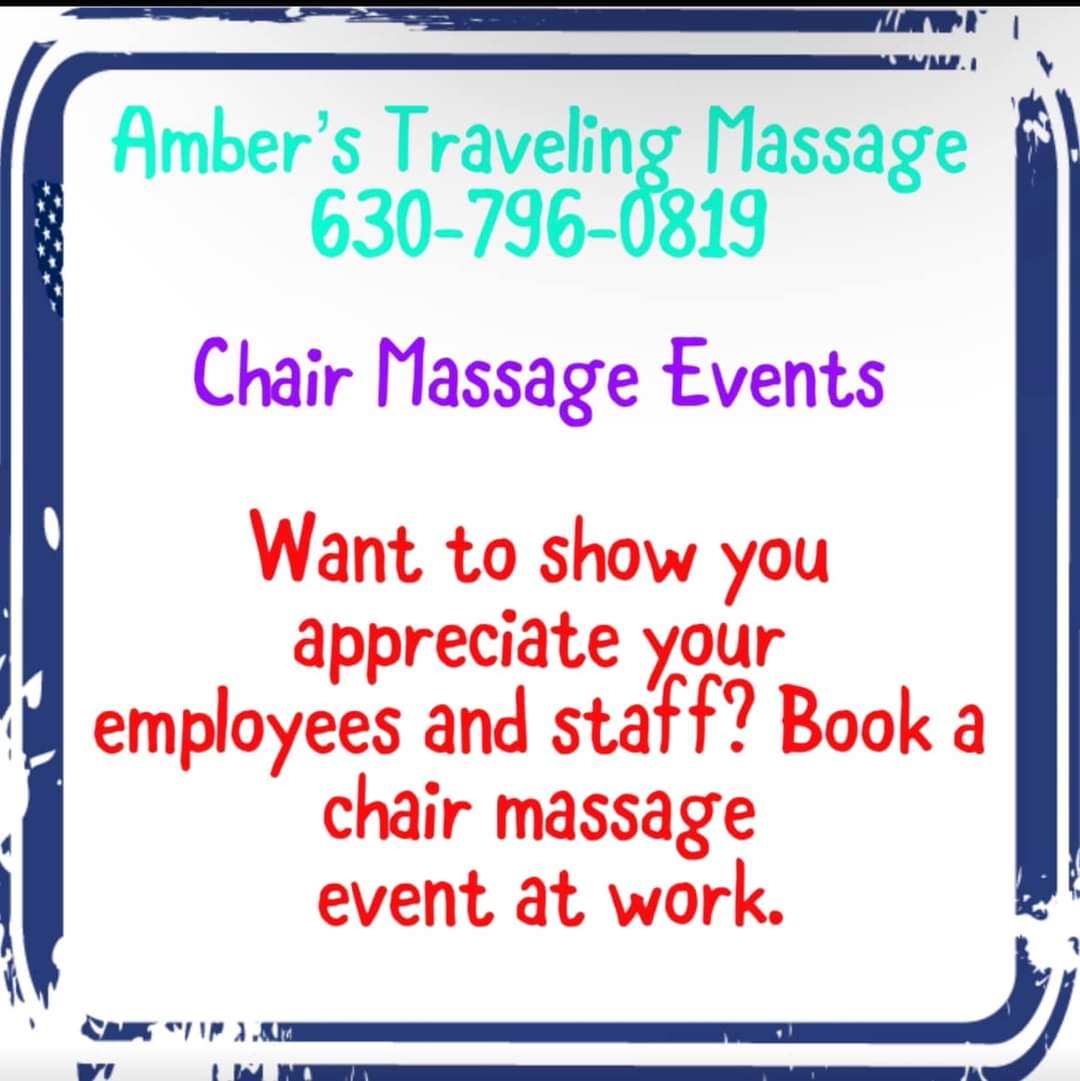 Chair massages for your employees at work 