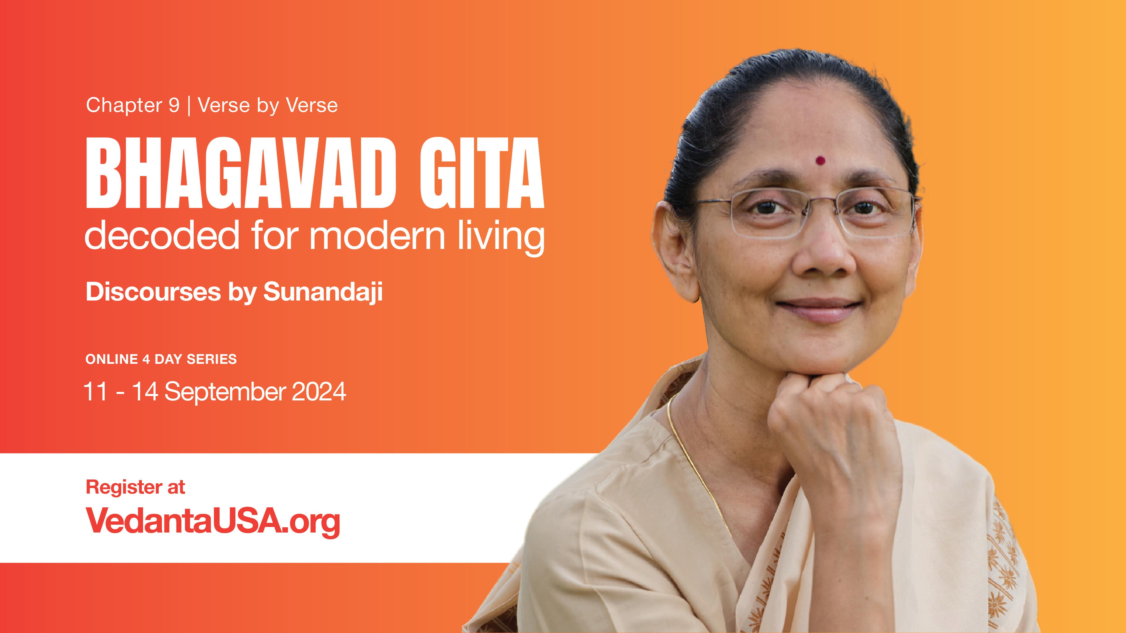 Bhagavad Gita decoded for modern living - Lecture Series - Sep 11 - 14