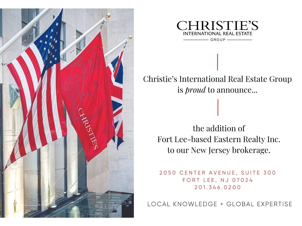 Christie's Real Estate NJ Welcomes Eastern Realty in Fort Lee