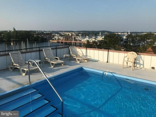 Rooftop Pool Overlooking Downtown Annapolis Lies Above $365K Condo