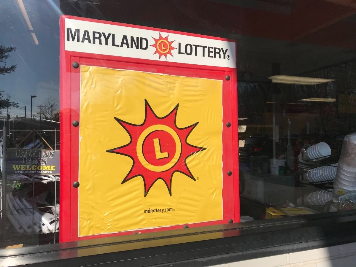 A Maryland Lottery player recently won $100,000 in Laurel. A lottery sign is pictured above at a different lottery retailer.