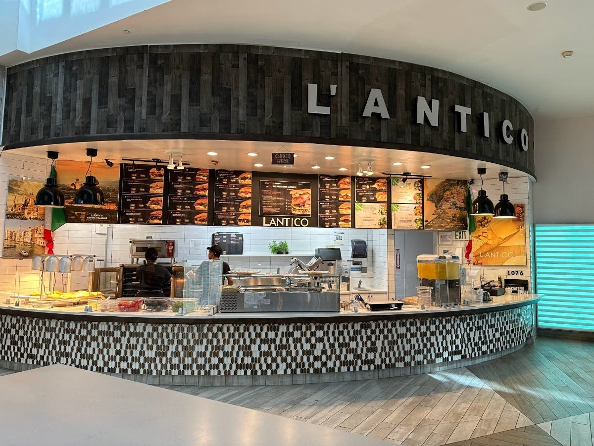 L'Antico Gusto Italiano opened on the weekend of March 3, an employee said. The new sandwich and salad shop is pictured above in the Westfield Annapolis mall.