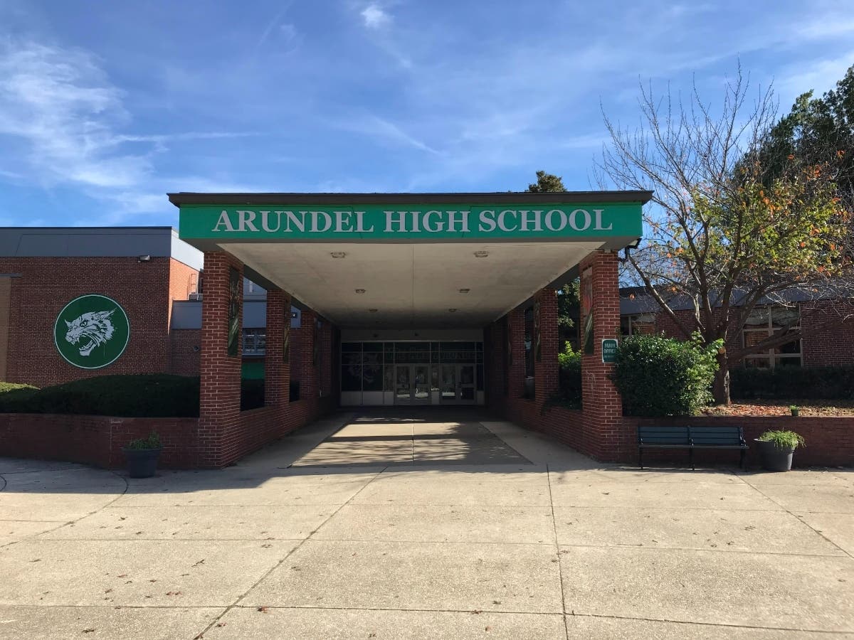 Anne Arundel County Public Schools said a "racist, bigoted and demeaning" video circulated around Arundel High School last Thursday. The school is pictured above in Gambrills on a different day.