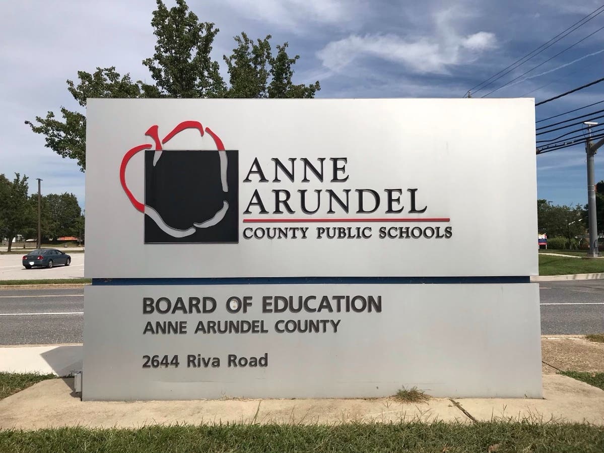 The Anne Arundel County Board of Education recently reached a deal with the Association of Educational Leaders to give school principals a raise. A sign is pictured above outside AACPS headquarters.