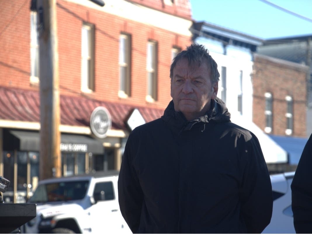 Annapolis Mayor Gavin Buckley on Wednesday declared a state of emergency after Tropical Storm Debby remnants flooded Annapolis last Friday. Buckley is pictured above at a press conference about January’s flood relief efforts.