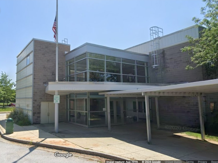 Officials said a 16-year-old student athlete died after a Wednesday medical emergency at Franklin High School, pictured above in Reisterstown on another day.