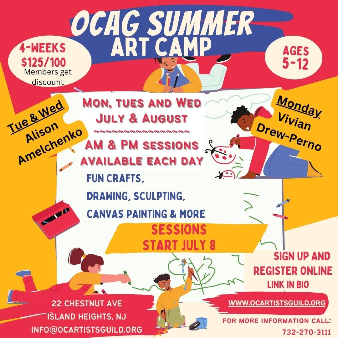 OCAG212 Childrens Summer Camp Tues AM-August