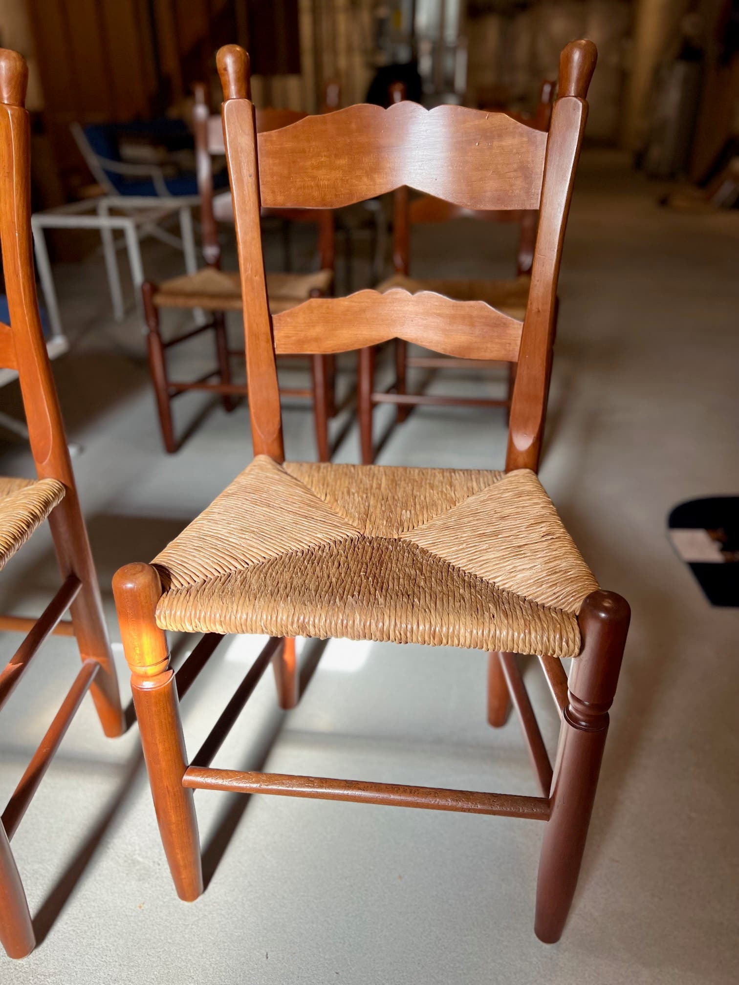 4 Ladderback Chairs