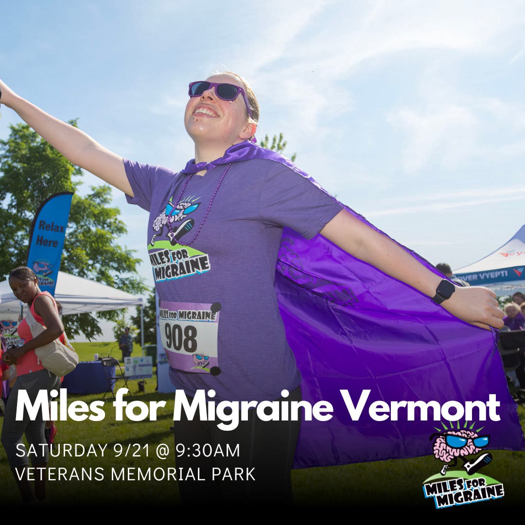 Miles for Migraine Vermont 