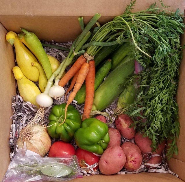 Farm Fresh vegetable box delivery!