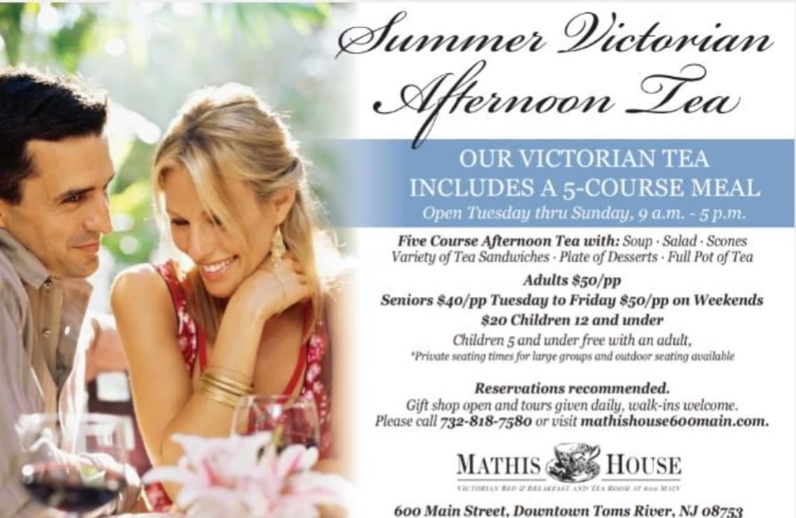 Summer Victorian Afternoon Tea Time at the Historic Mathis House