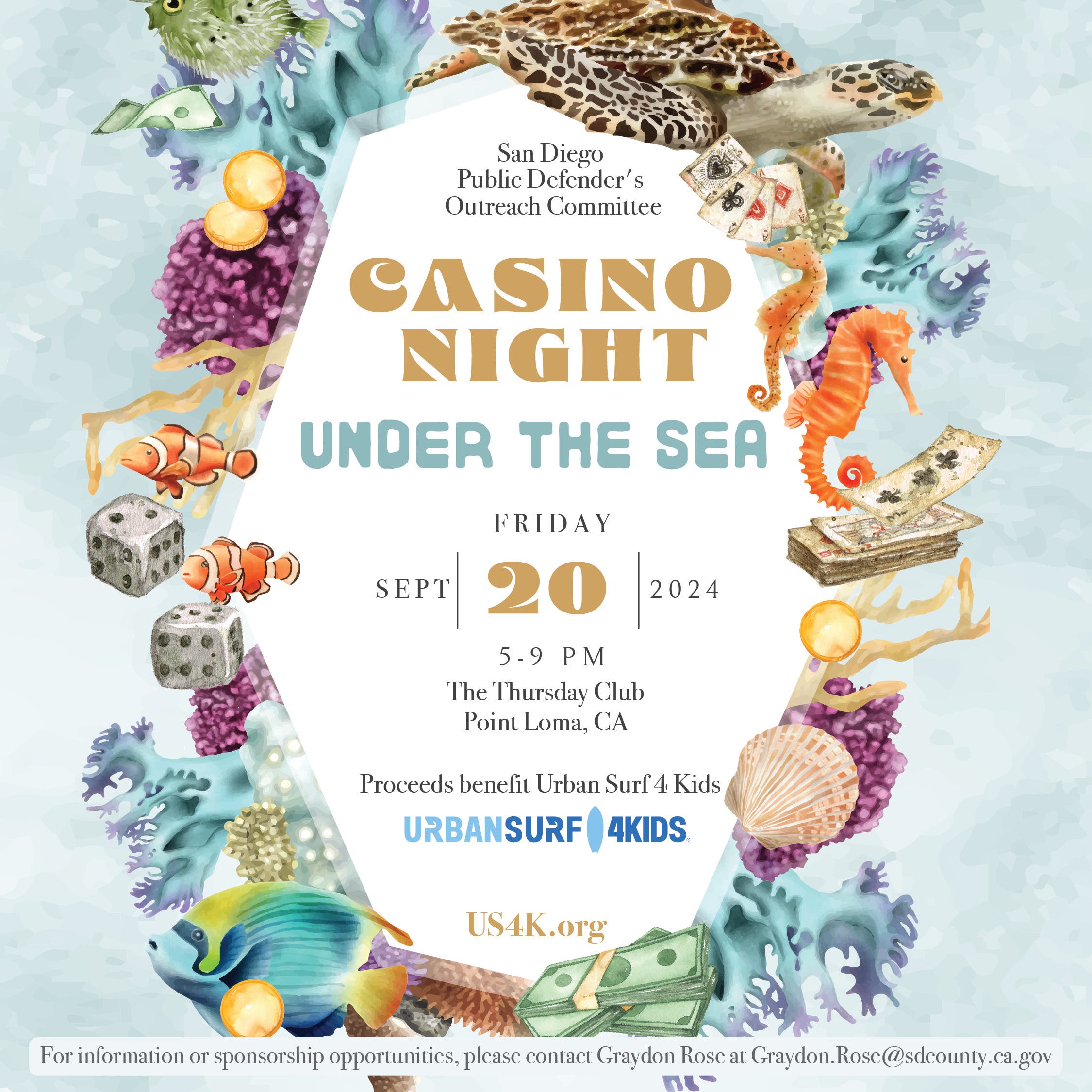 Under the Sea Casino Night Fundraiser 