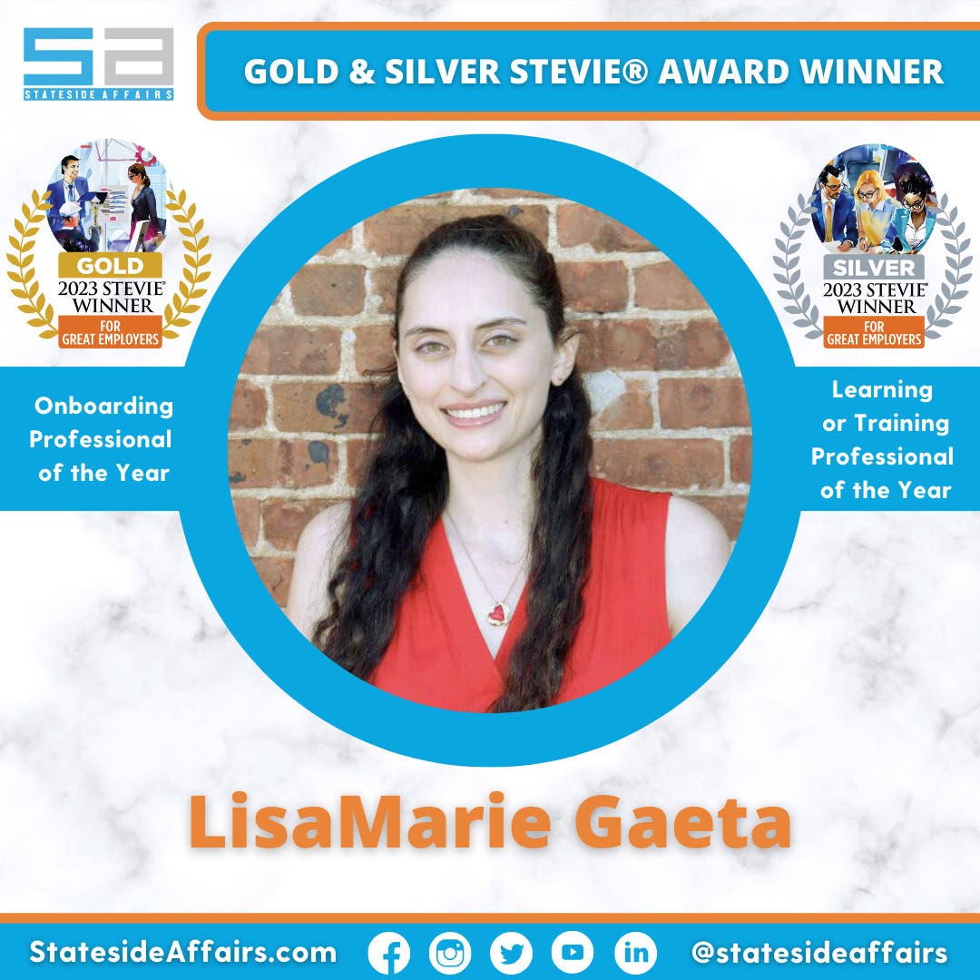 LisaMarie Gaeta Wins Gold & Silver Stevie® Awards in 2023 Stevie Awards for Great Employers