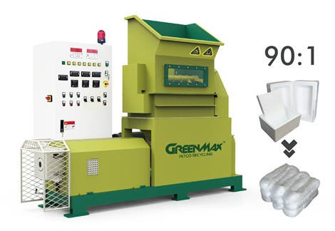 GREENMAX Recycling Equipment  EPS Densifier M-C200