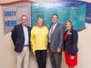 South Shore YMCA President & CEO, Paul Gorman, Karen Hale, Rob Hale, and South Shore YMCA Chief Development Officer, Mary Orne at the Hale Family YMCA Dedication