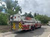 Arlington firefighters rescued six ducklings from a storm drain outside Town Hall on Wednesday.