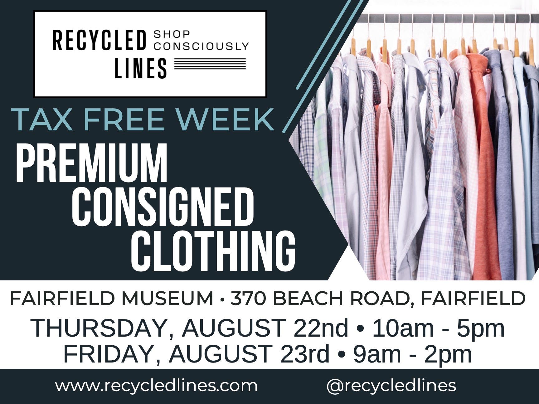 Recycled Lines Pop-Up Consignment Event