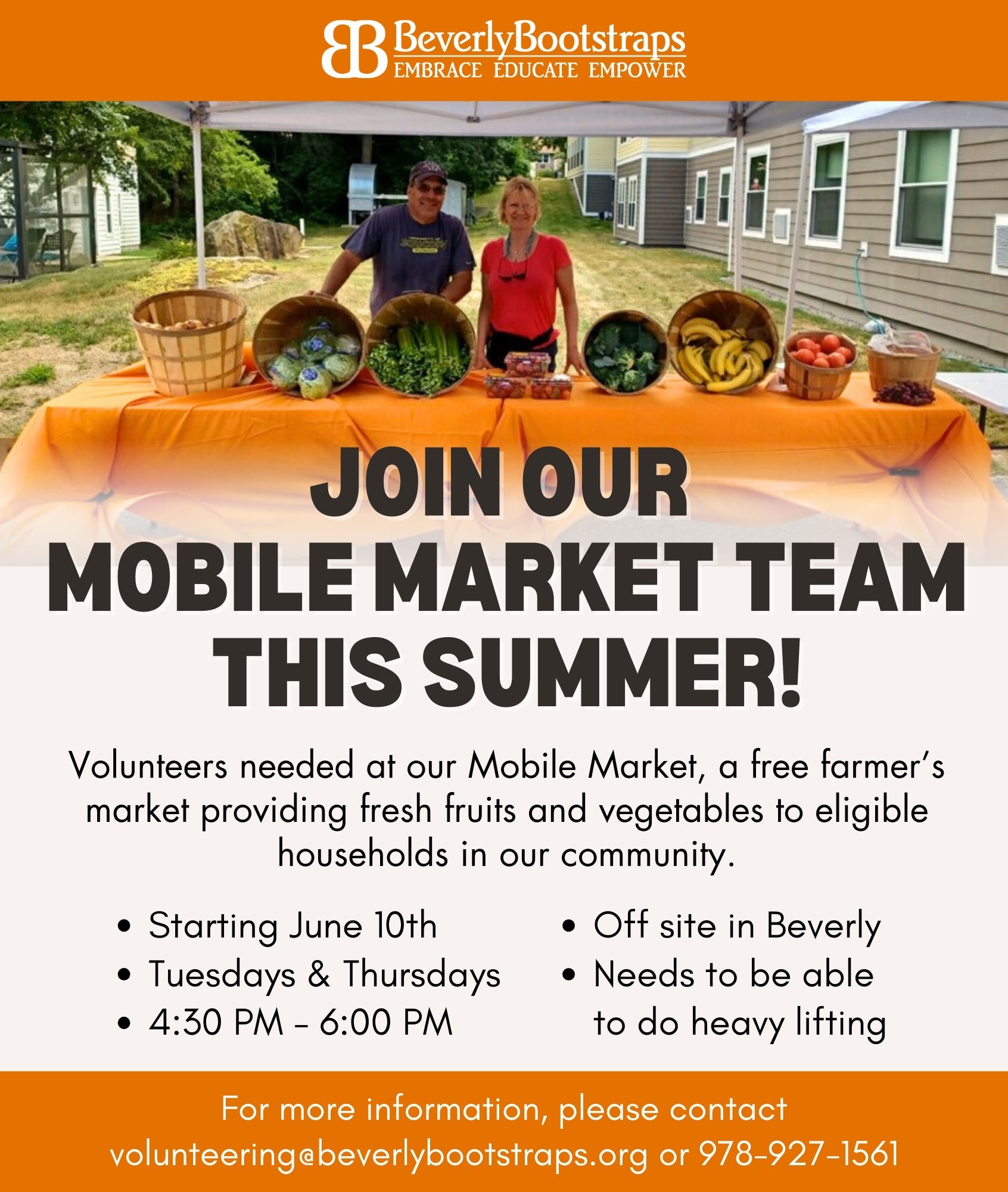 Join our Mobile Market team this summer!