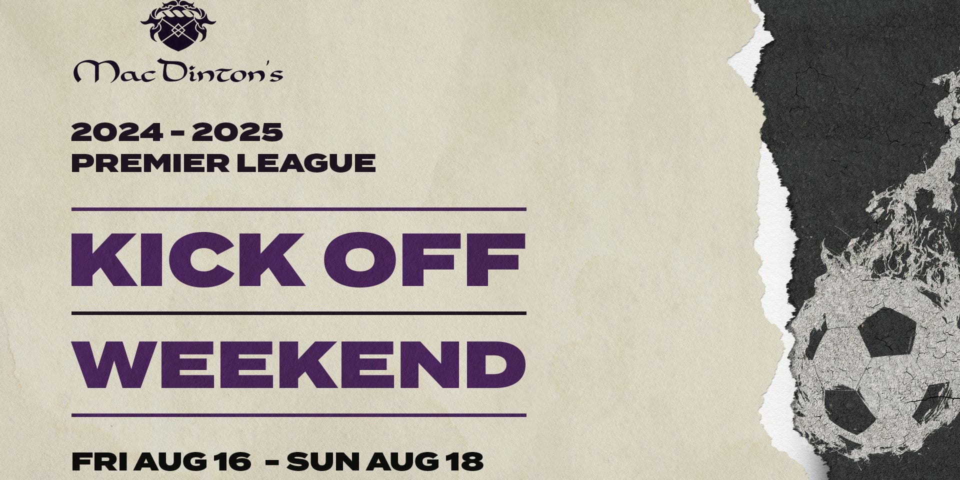 Premier League Kick Off Weekend