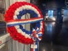 A wreath marking Veteran's Day.