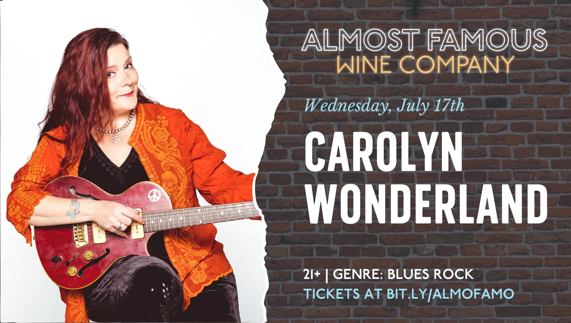 Fiery Texas blues rocker (and former Bluesbreaker) Carolyn Wonderland