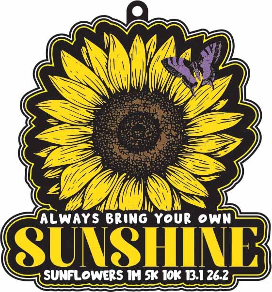 2024 SUNFLOWER 1M, 5K, 10K, 13.1, 26.2 – Benefitting Sunshine Kids