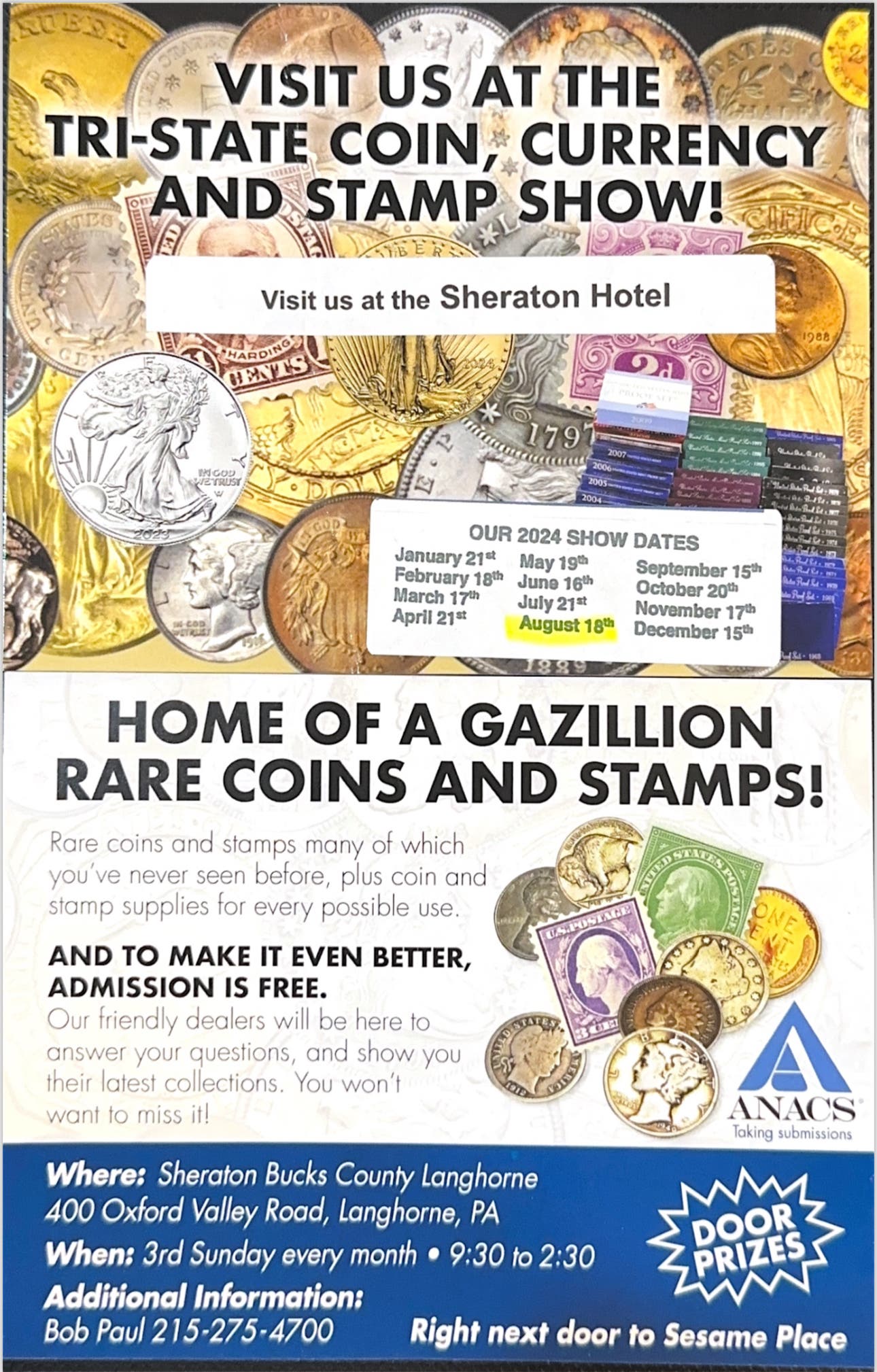 Tri-State coin, stamp and currency show