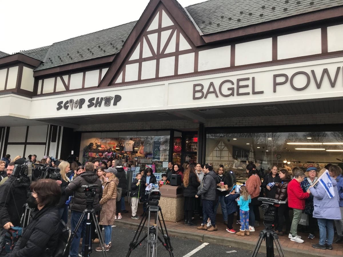 The community in New Rochelle and beyond came out in force against an overnight act of vandalism at the Golden Horseshoe Scarsdale Shopping Center.  