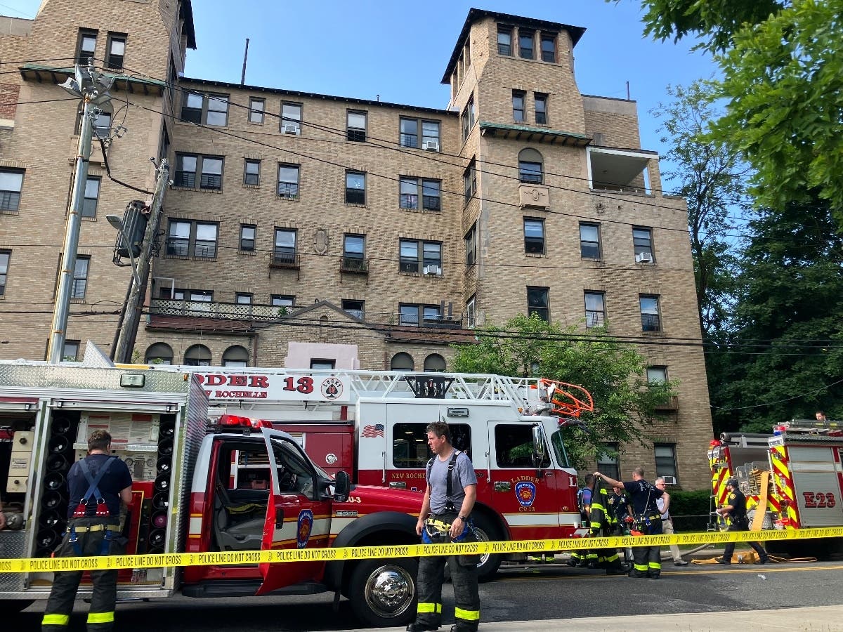 After knocking down the fire, crews searched the apartment and found two victims, one in each bedroom, both unresponsive.