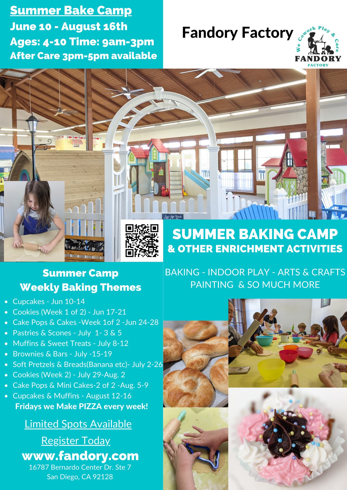 Summer Baking Camp - Cookies Week 2 at Fandory