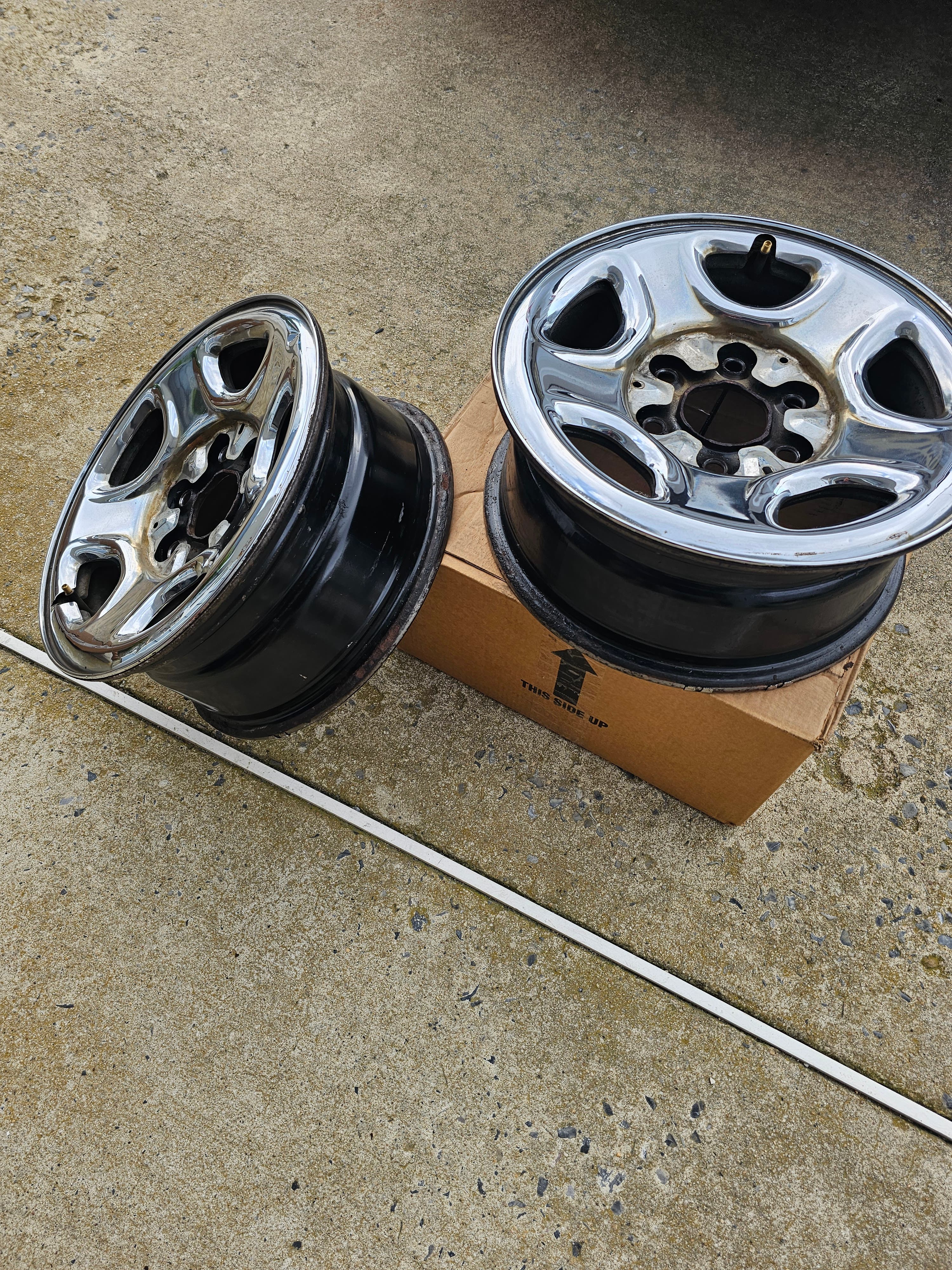 2001 GMC sierra oem steel rims