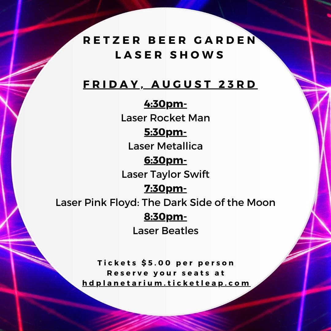 Retzer Beer Garden Laser Shows