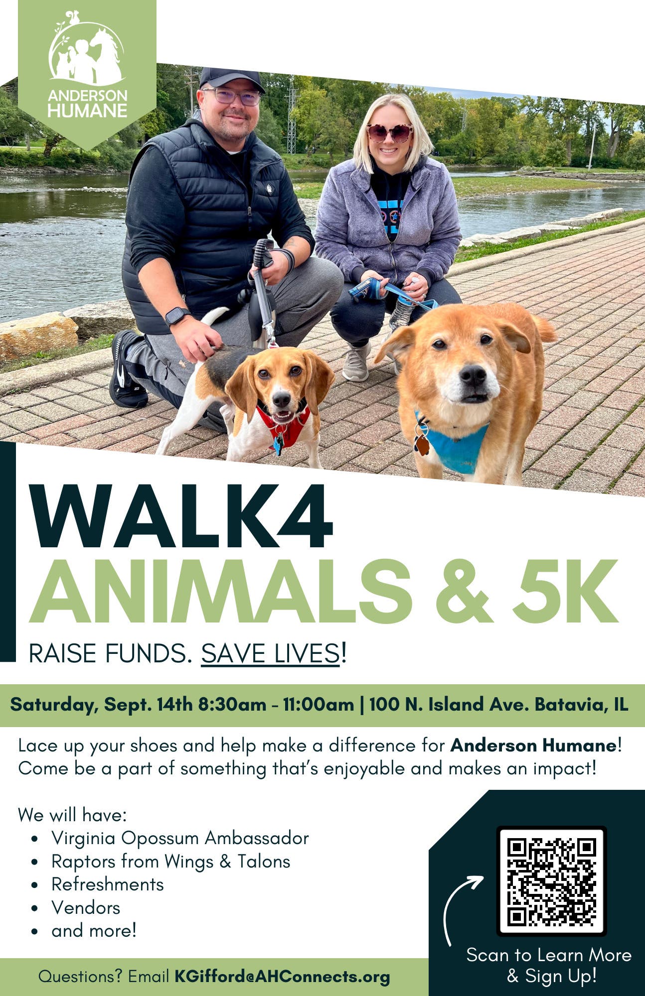 Anderson Humane's 9th Annual Walk4Animals/5K