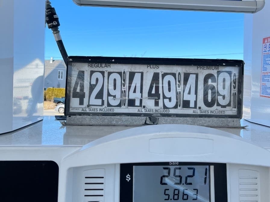 The national average for gas topped $4.17 a gallon, the highest since the crippling 2008 recession, but analysts are skeptical the embargo on Russian oil exports will have a big effect.