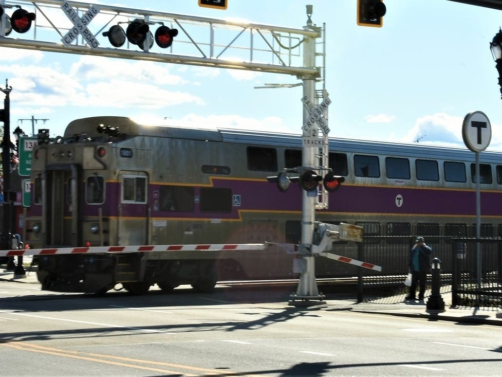 The woman was struck at the Belknap Street crossing area, and their condition is not being revealed at this time.