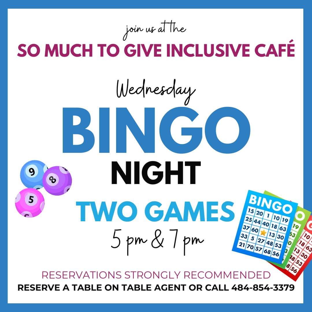 Bingo & Dinner 5 PM seating