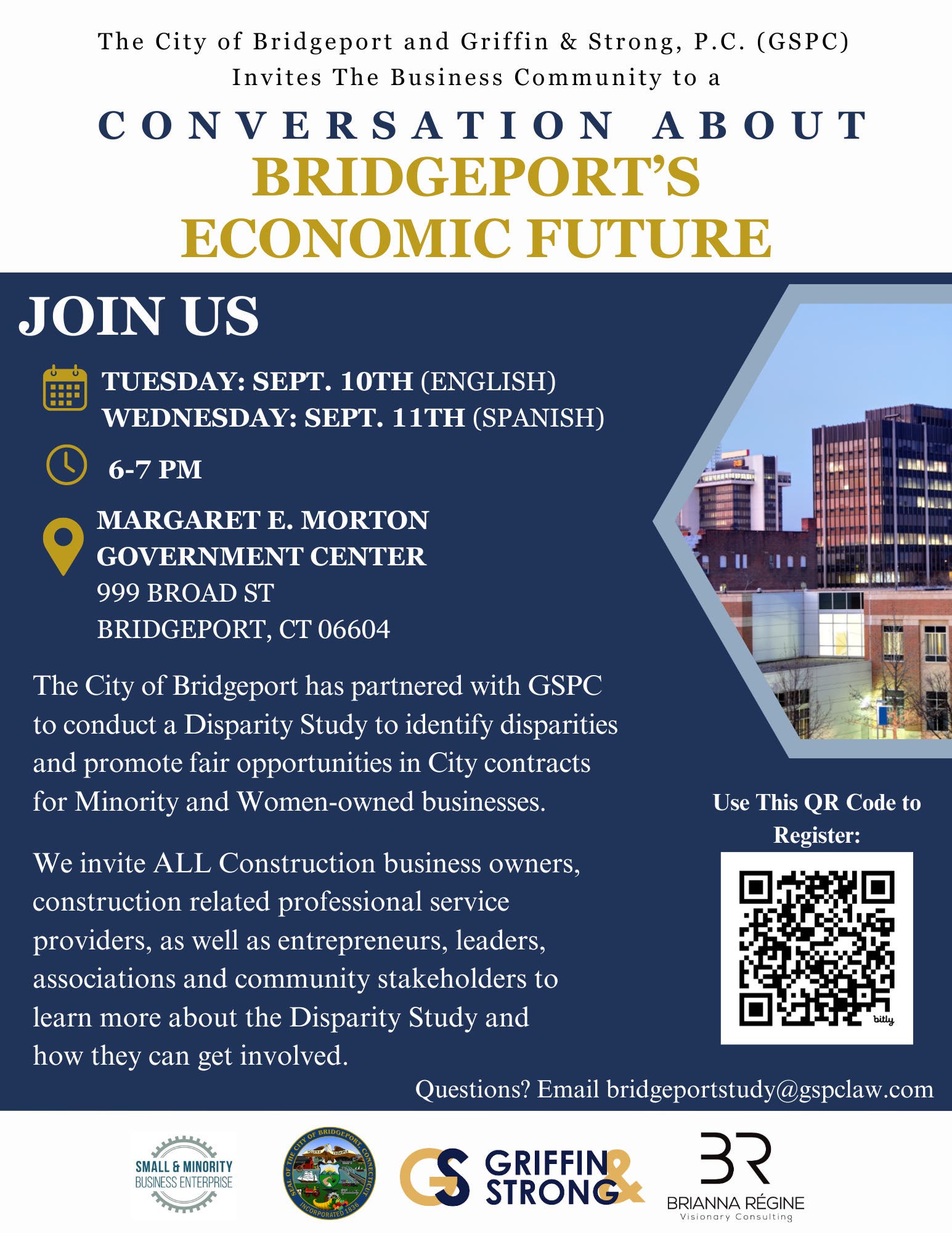 Conversation About Bridgeport's Economic Future - Informational Meeting 