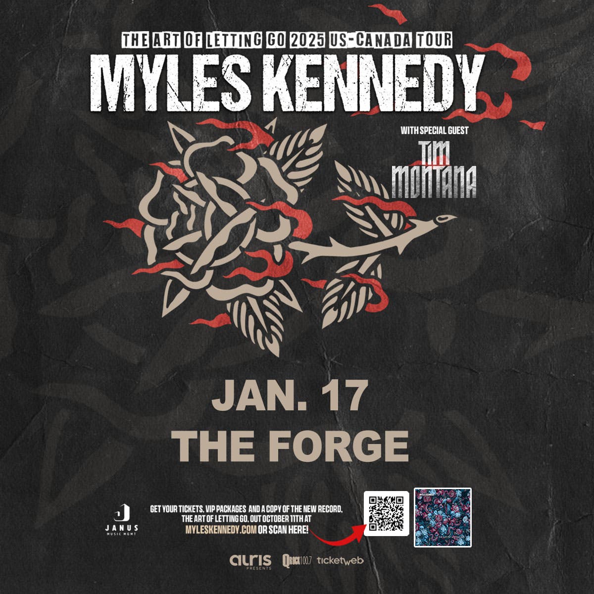 Myles Kennedy The Art Of Letting Go 2025 Tour At The Forge