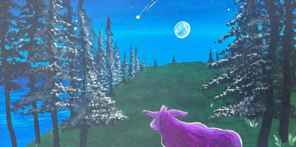Orlando Summer Paint Party – Wish Upon A Moo @ Island Wing Company – University of Central Florida (