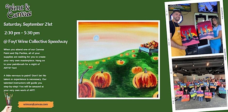 Speedway Fall Painting – Pumpkin Patch