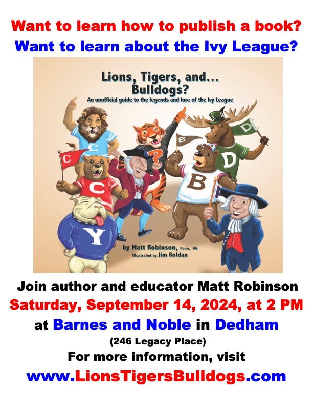 Ivy League book presentation 