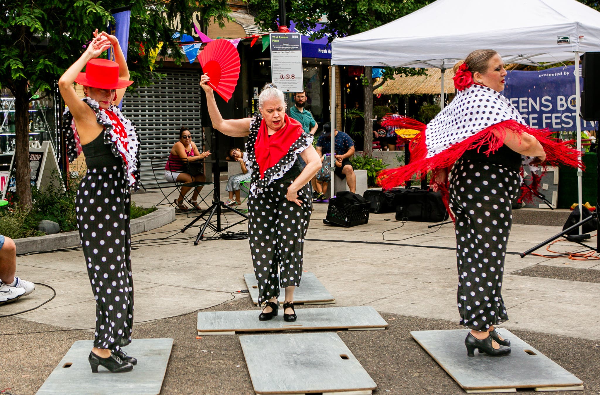 Hispanic Heritages Dance Party at 71st Ave Plaza, Ridgewood