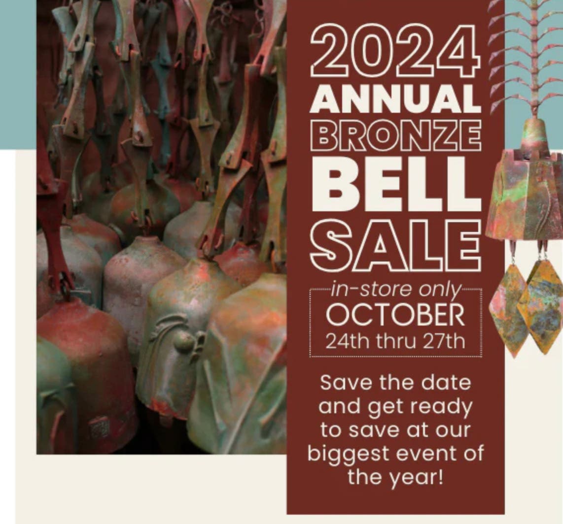 Cosanti Originals’ Annual Fall Bronze Bell Sale Returns OCT. 24-27